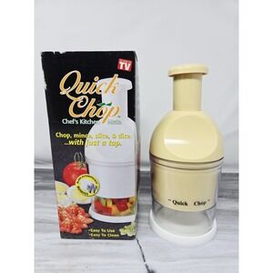 As Seen On TV Vintage Quick Chop‎ Kitchen Chopper Chef's Kitchen Mate NEW